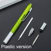 Caneta Capacitiva Multifuncional com Chave de Fenda, Nível de Bolha e Caneta Esferográfica - Gadget Touch para Telas de Celular
