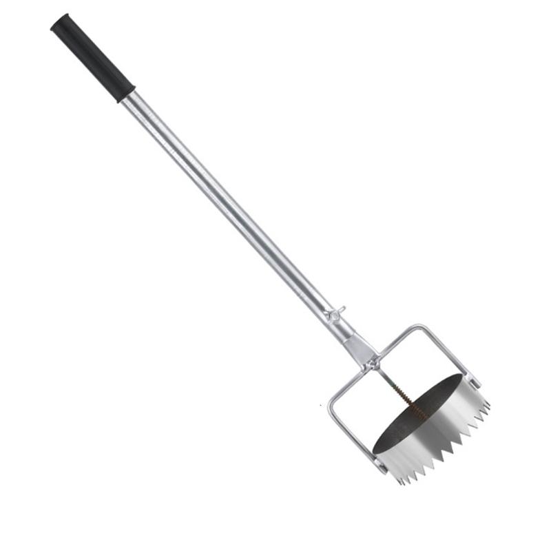 Fém lyukasztó zöldségültetéshez és átültetéshez mezőgazdasági fóliához műanyag fóliák lyukasztó kertészeti szerszám