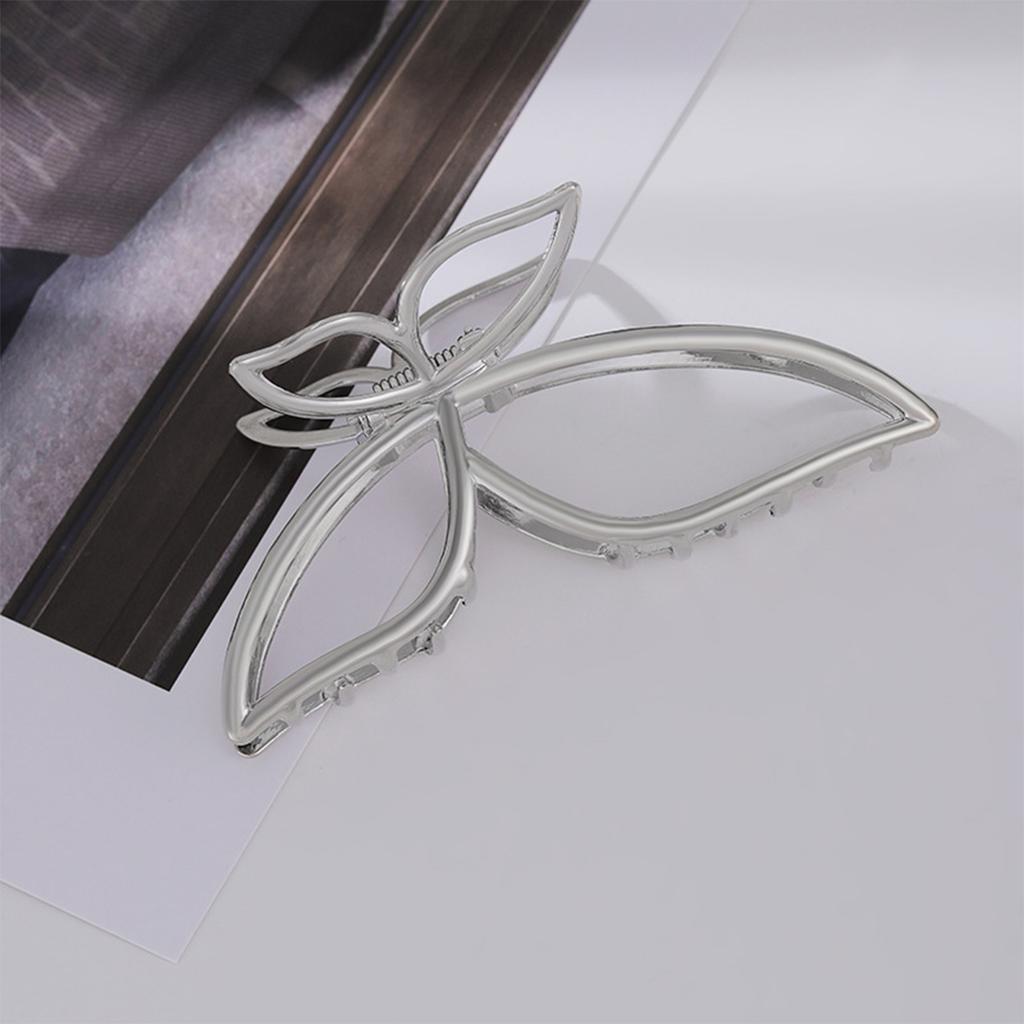 High-quality hollow butterfly metal clip, women's back of the head, coil hair, grab clip, large hair, multi-shark clip