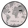 135cm Baby Round Carpet Playing Mat World Map Floor Kid Crawling Pad Rug