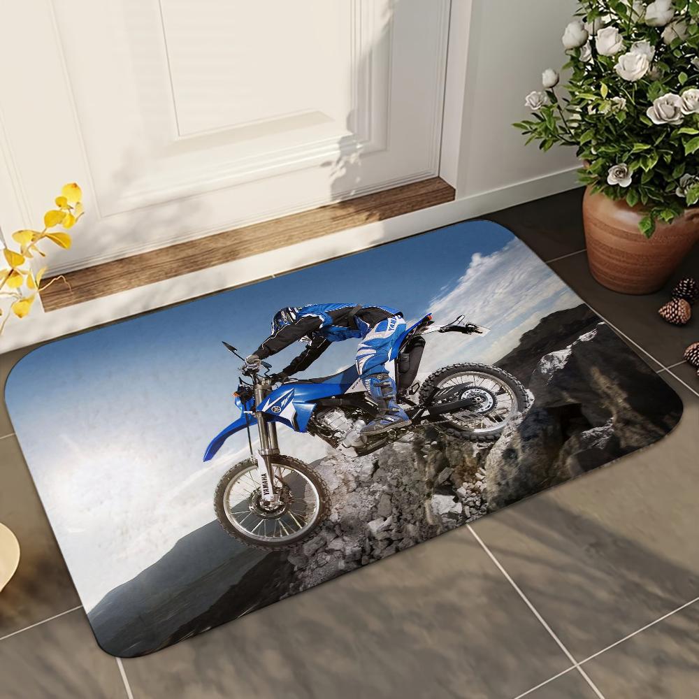 1pc Motorcycle GP Mountain Biking Speed Absorbent Mats Anti-Slip Mats Home Decor Supplies Carpets Home Kitchen Floor Mats