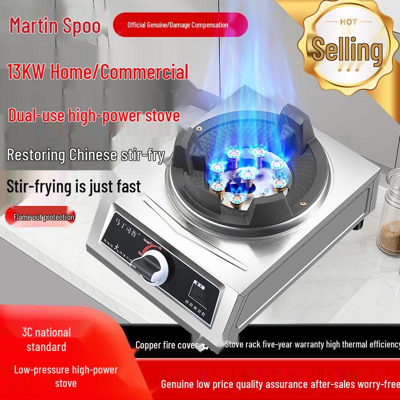 Single Burner Tabletop Gas Stove for Home and Commercial Use