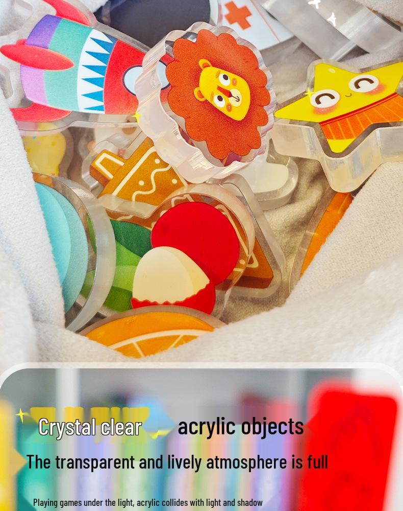 Pinwheel Tactile Shape Recognition Toy for Children's Early Education