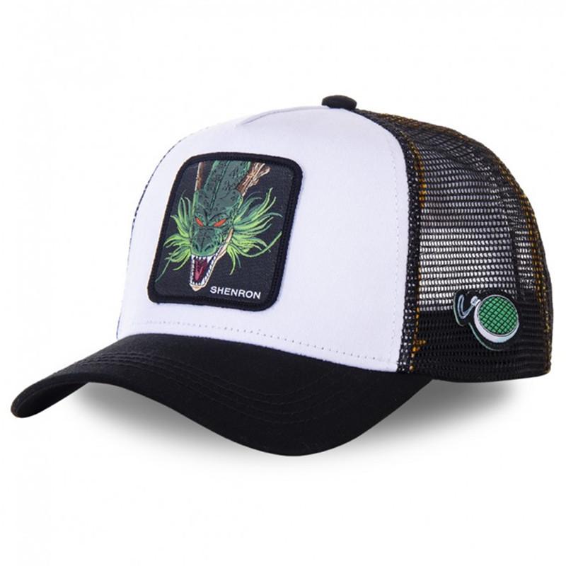 Neue Dragon Ball Son Goku Kappe Sommer Reise Schirmmütze Herren Stickerei Hip-Hop Kappe Stil Sonnenschutz Verstellbare Trucker Mesh Kappe
