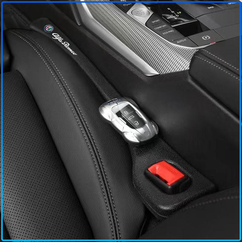 2pcs Car Seat Gap Plug Anti-Seat Leakage Chair Seat Sealing For Alfa Romeo 147 159 156 Giulietta Giulia Mito Spider Alpha Nheadrest