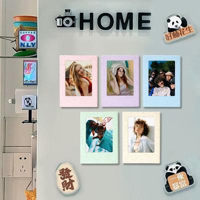Universal Magnetic Instant Camera Photo Frame 3 Inch Colorful Picture Display Holder Gift DIY Refrigerator Sticker