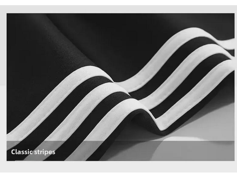 Men's Three-Piece Casual Sports Suit: Spring/Autumn Running Jacket with Three-Stripe Design