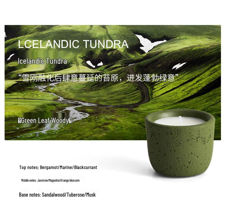 Ya Feng Rock Whisper Scented Candle & Diffuser Gift Set - Long-lasting Essential Oil Fragrance for Home