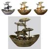 Lotus Leaf Ingot Minimalist Fountain With Abs Material For Home Decor And Gift