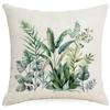 Summer Plant Leaves Pillow Simple Modern Tropical Plant Green Plant Pillow Sofa