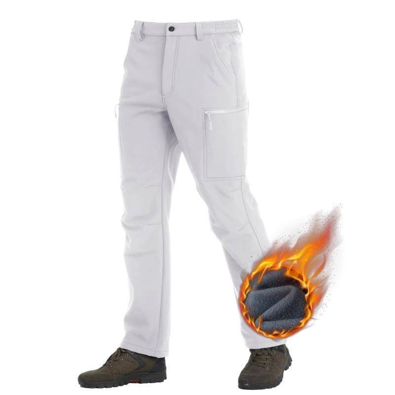 Autumn and Winter Men's Padded Warm Large Size Loose Straight Outdoor Mountaineering Charging Pants Men S Casual Pants Clothing Work Pants