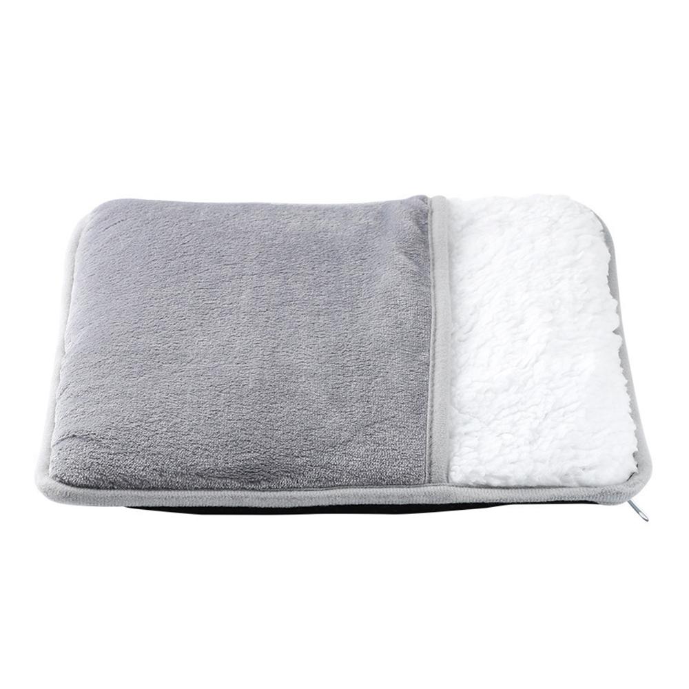 USB Electric Foot Heating Pad Feet Warmer Heater Household Soft Plush Thermal Blanket Foot Warming Mat Home Office Bedroom