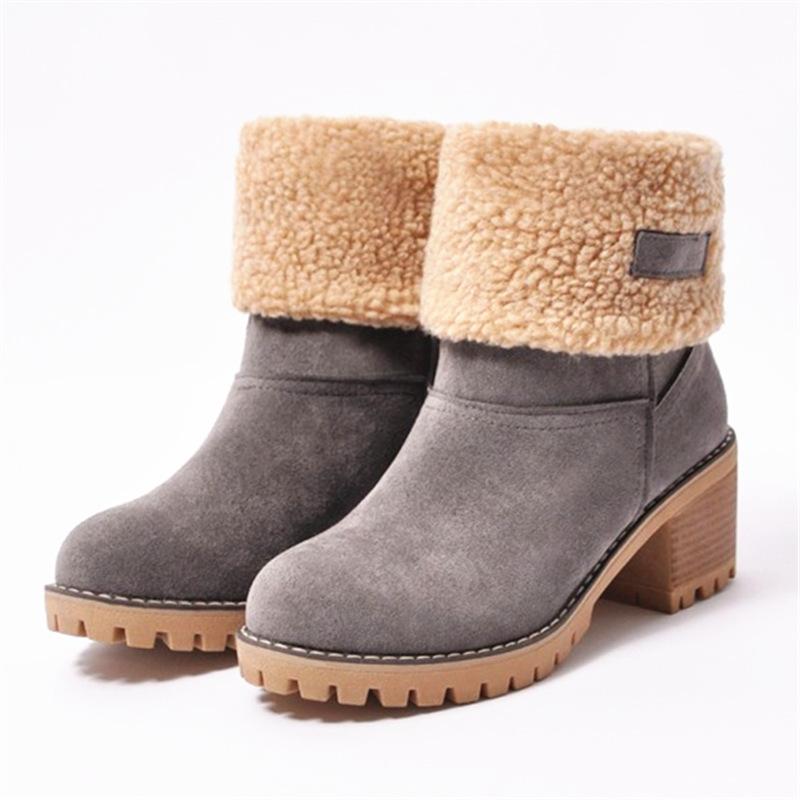 Women Warm Boots Snow Boots Plus-size Shoes Women Boots Snow Boots