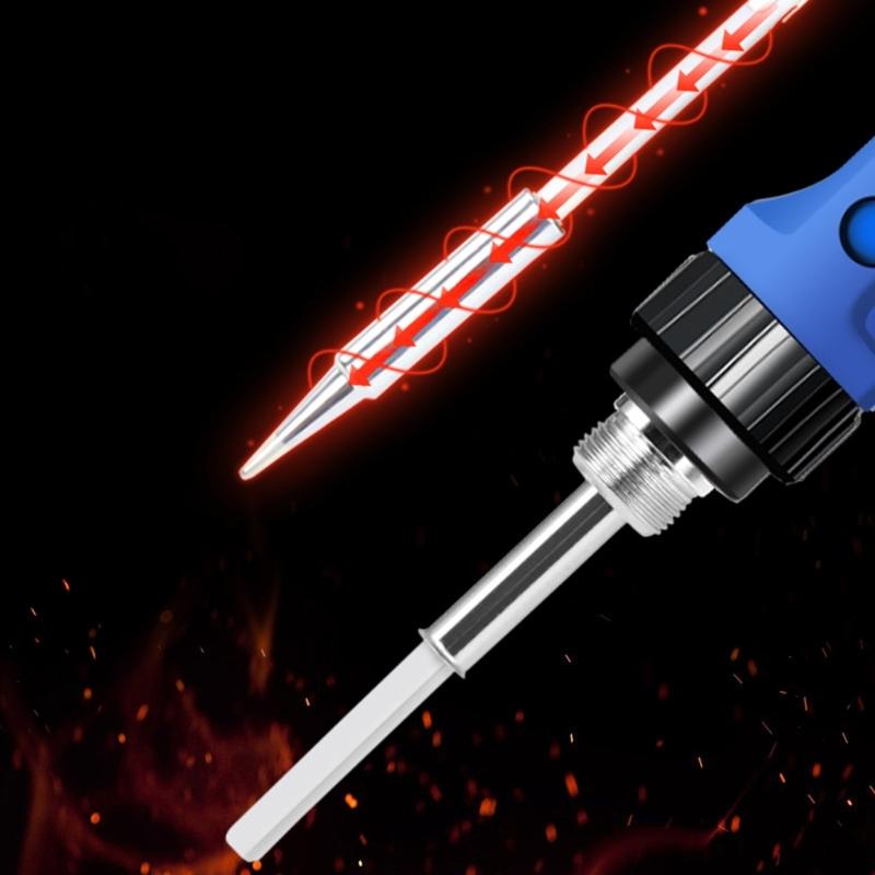 Soldering Iron Kits 60W 110V Upgraded Digital Electric Soldering Kits 200-480℃ Adjustable Temperature Welding Tool