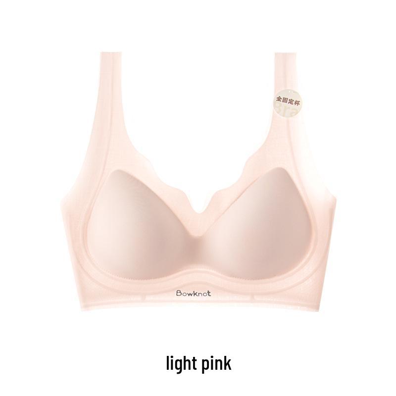 Летний бесшовный охлаждающий бюстгальтер без спинки из ледяного шелка для женщин Plus Size [65-80 kg]