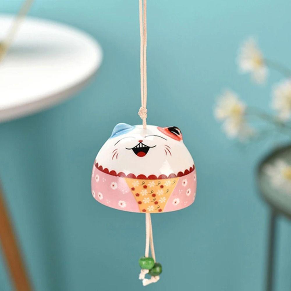 

Lucky Cat Lucky Cat Керамическая ветровая керамика Подвеска на стену комнаты U Дисковая подвеска Прошивка