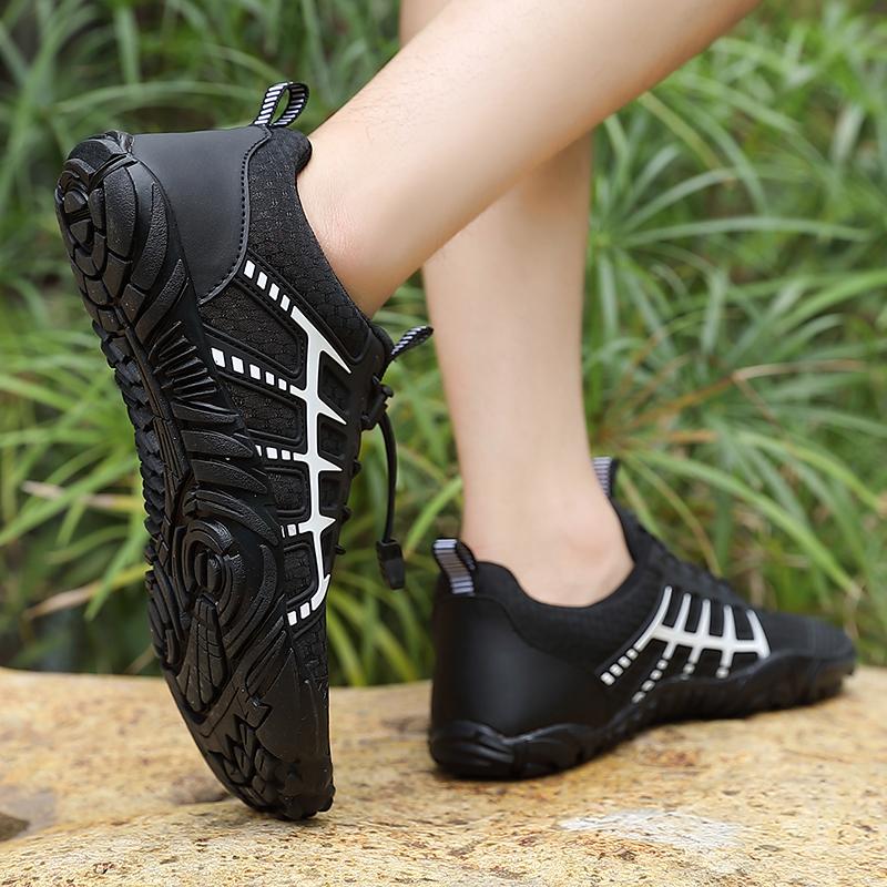 Fashion Men's Quick-Dry Breathable Aqua Shoes Men Women Couples Outdoor Beach Five Finger Swimming Hiking Wading Upstream Sneakers