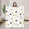 Luna Sailors Moons Fleece Throw Blanket Blanket for Home Couch Soft Quilt,