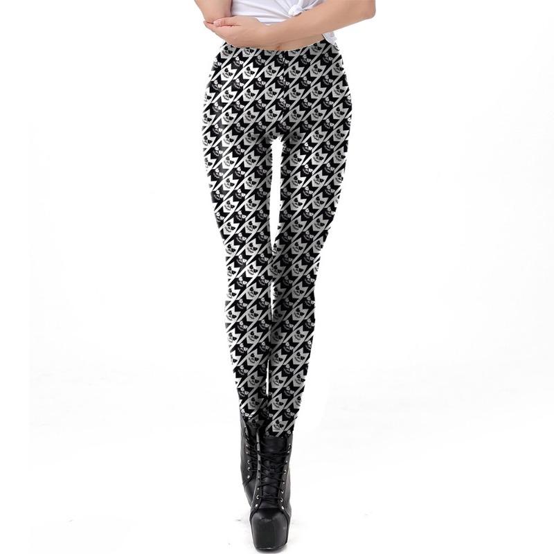 Halloween Pants Skull Skull Skeleton Digital Printing Christmas Leggings Skinny Sweatpants Women's Pants