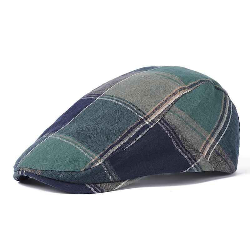 Cowboystoff Andetungehatt Herre Retro Fremoverlue Englandstil Beret Herre- og damehatt