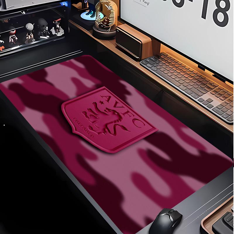 Tappetino per Mouse Stampa Calcio Aston Villa Non?Tappetino Antiscivolo in Gomma per Scrivania Impermeabile Mousepad da Gioco per Laptop Ufficio Desktop