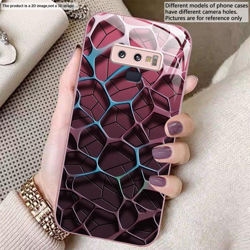 Abstract geometric art For Samsung A01 A02 03 Core 04 05 06 10 12 13 14 5G 15 16 M02 12 Note 8 9 10 20 glass Ultra phone case