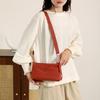 Women's Bag Solid Color Shoulder Bag Multi-Compartment Crossbody Bag