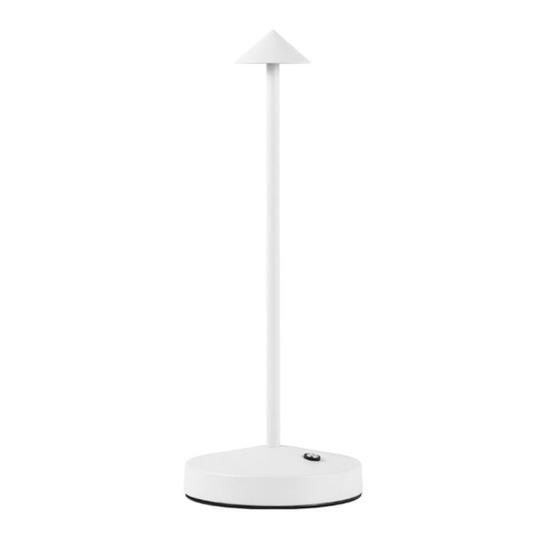 Baterijomis maitinama metalinė stalinė lempa su jutikliniu valdymu, nemirganti, pritemdoma, neslystančio dizaino, moderni belaidė naktinė lempa