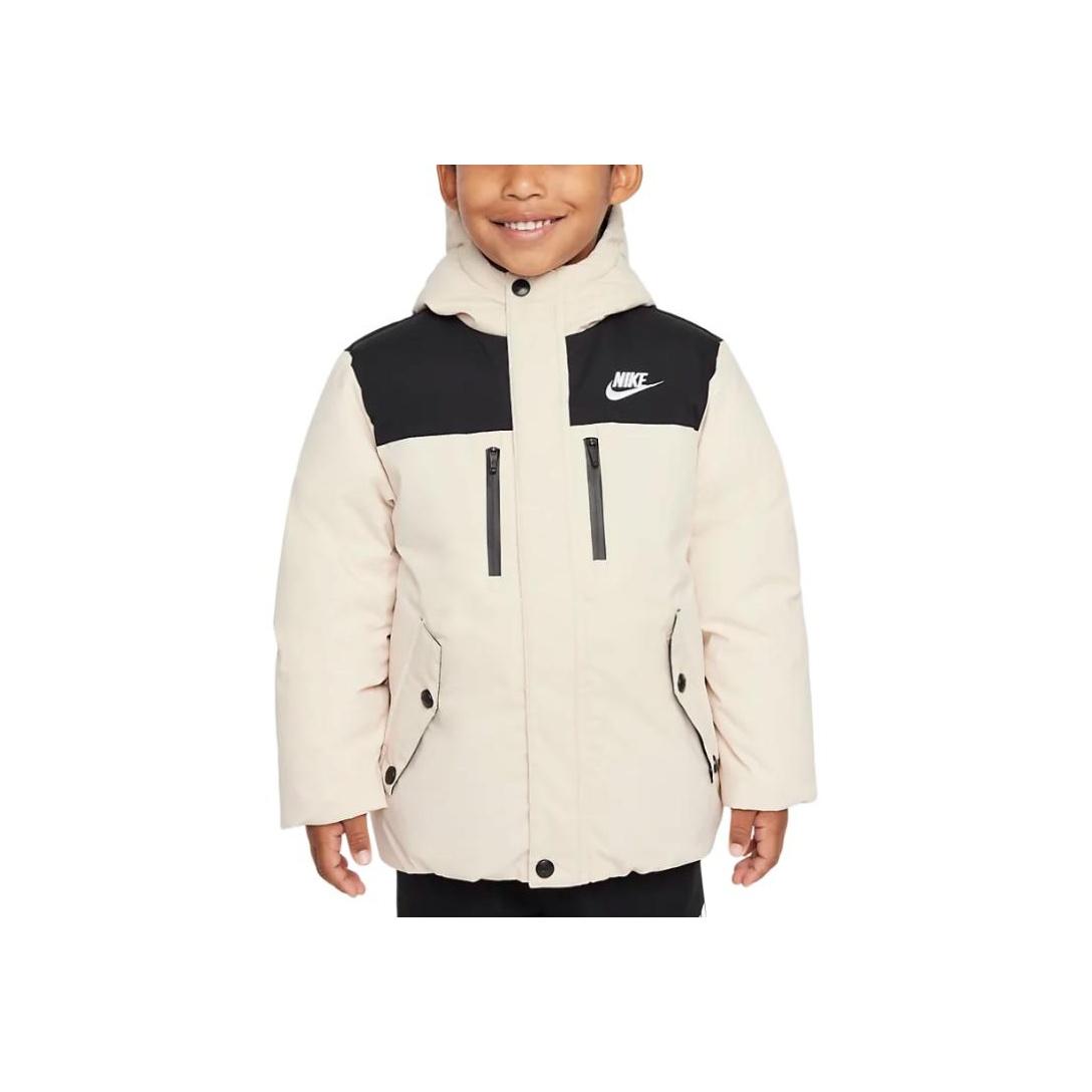 

Nike Down Jacket Fashion Comfortable Warm Hooded Kids outerwear Sand-White HQ7310-126 7