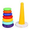 Rainbow Tower Stacking Rings Babies Toy Sensory Stacking Plugging Toy  Develop Cognition Ability