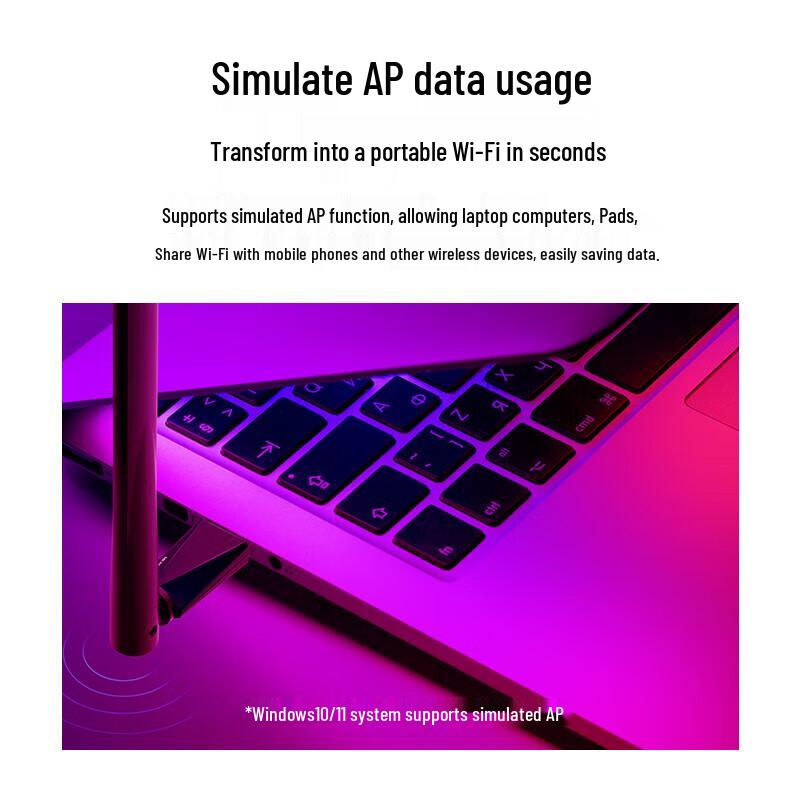 MERCURY UX9H USB Dual-Band WiFi 6 Mini Wireless Adapter (CN version)