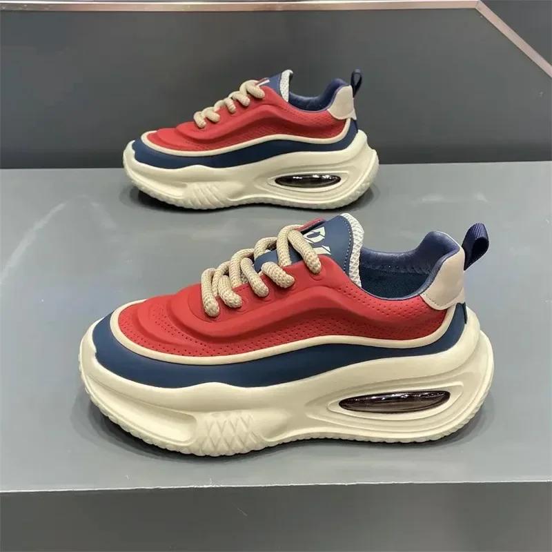 Fashion Men's Chunky Sneakers Autumn New Casual Shoes Sports Running Shoes for Men Heighing Increased Shoes