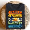 Personalized Family Vacation Shirt, Family Vacation 2026 T-shirt, Family Travel Tee, Beach Trip Outfit, Family Cruise Apparel, Traveler Gift