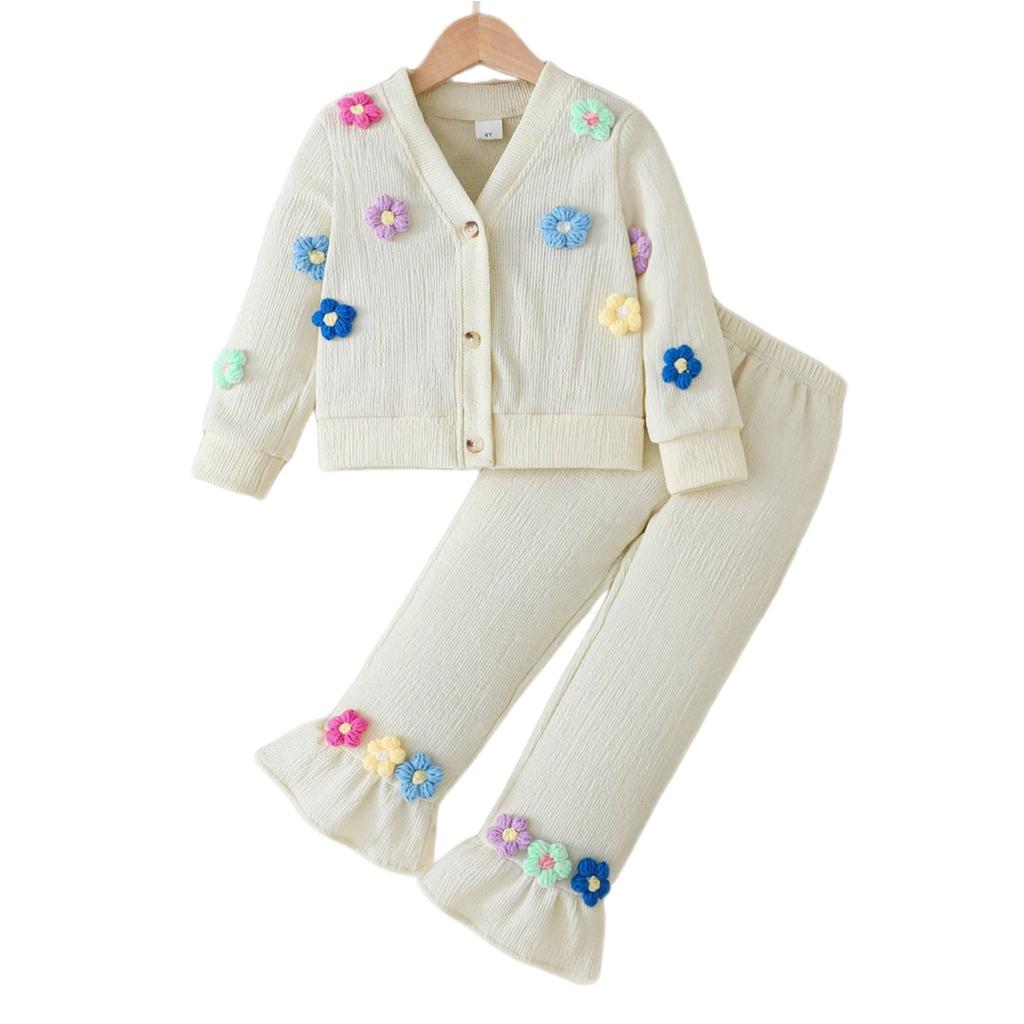 Kids' Long-Sleeve Top Set - Casual, Stylish & Versatile Children's Outfit