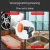 Polishing Sponge Plate Set Imitation Plush Waxing Angle Grinding Cleaning Sponge Wheel Car Beauty Set Electric Drill Polishing