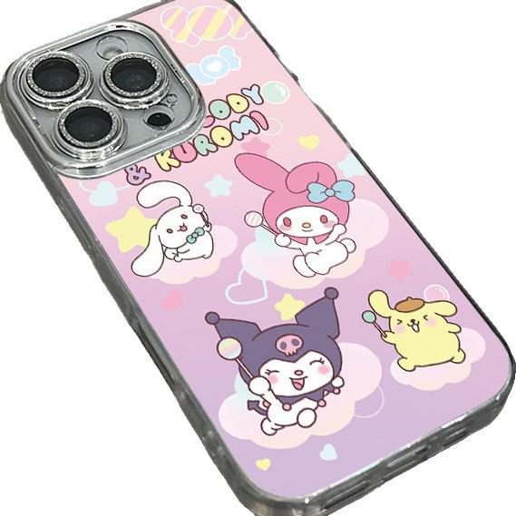 Hello Kitty Silver Cute Phone Case for Apple 16