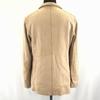 Made In Japan Gianni Rojudiche Lamb Leather Jacket Single 3-Button Printed Lining Beige Women's M