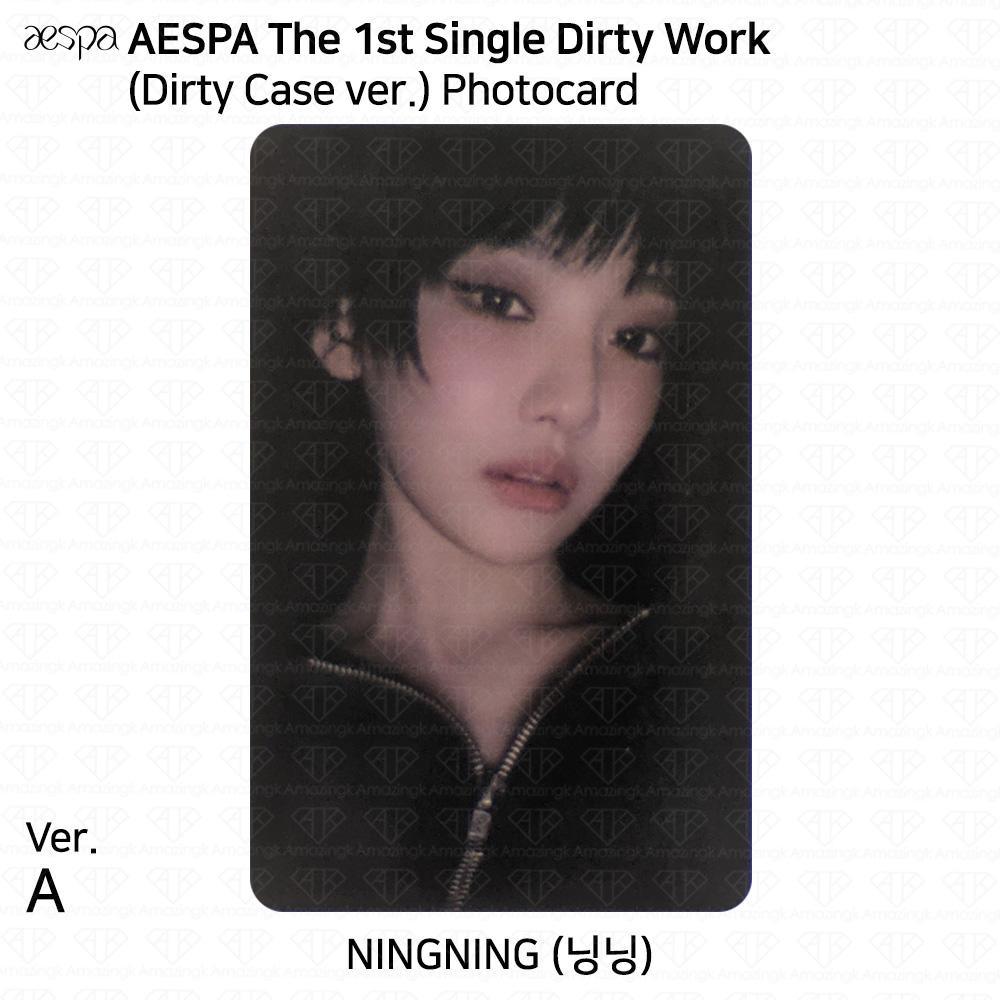 aespa 1. kislemezalbum Dirty Work Dirty Worker / Code / Case ver. Hivatalos fotókártya