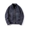 Spring Youth Stand Collar Denim Jacket - Korean Style Fashion