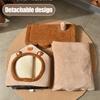 Warm Cat House Bed for Indoor Cats and Small Dogs, Removable Washable Pet Bed House with Soft Cushion, Cozy Winter Pet Sleeping Nest