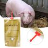 50 ks 100 ml Jednorazové Plastové Vrecko na Insemináciu Sviň Seme Veterinatérske Vybavenie