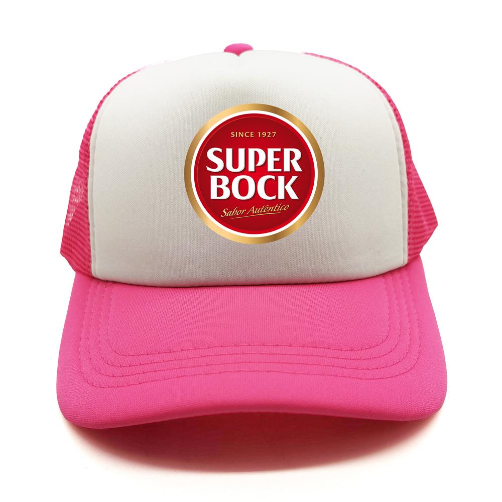 Berretto Trucker Super Bock Unisex Cappello Divertente Cappellino da Baseball Fresco Estivo Cappellini Unisex a Rete
