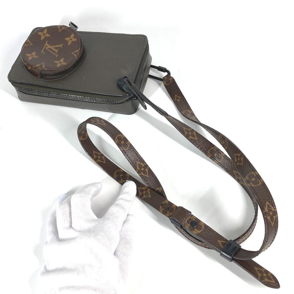Louis Vuitton M30581 Taiga Monogram Phone box Pochette Bag Shoulder Bag