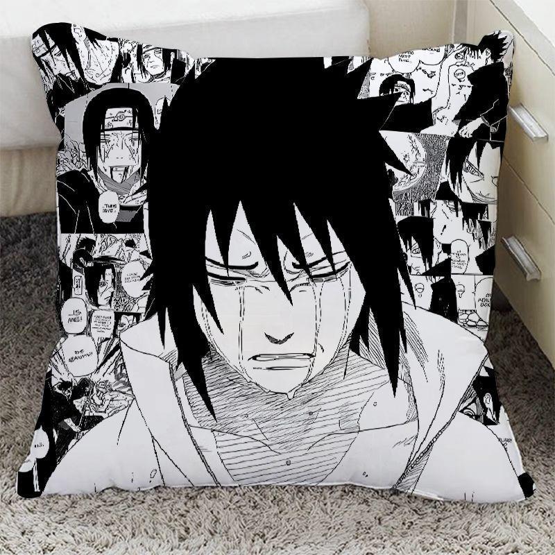 Naruto Anime Pillow Print Cushion Memory Foam Student Dormitory Sofa Decorative Internet Celebrity Round Soft Lumbar Support Hot 45-45cm