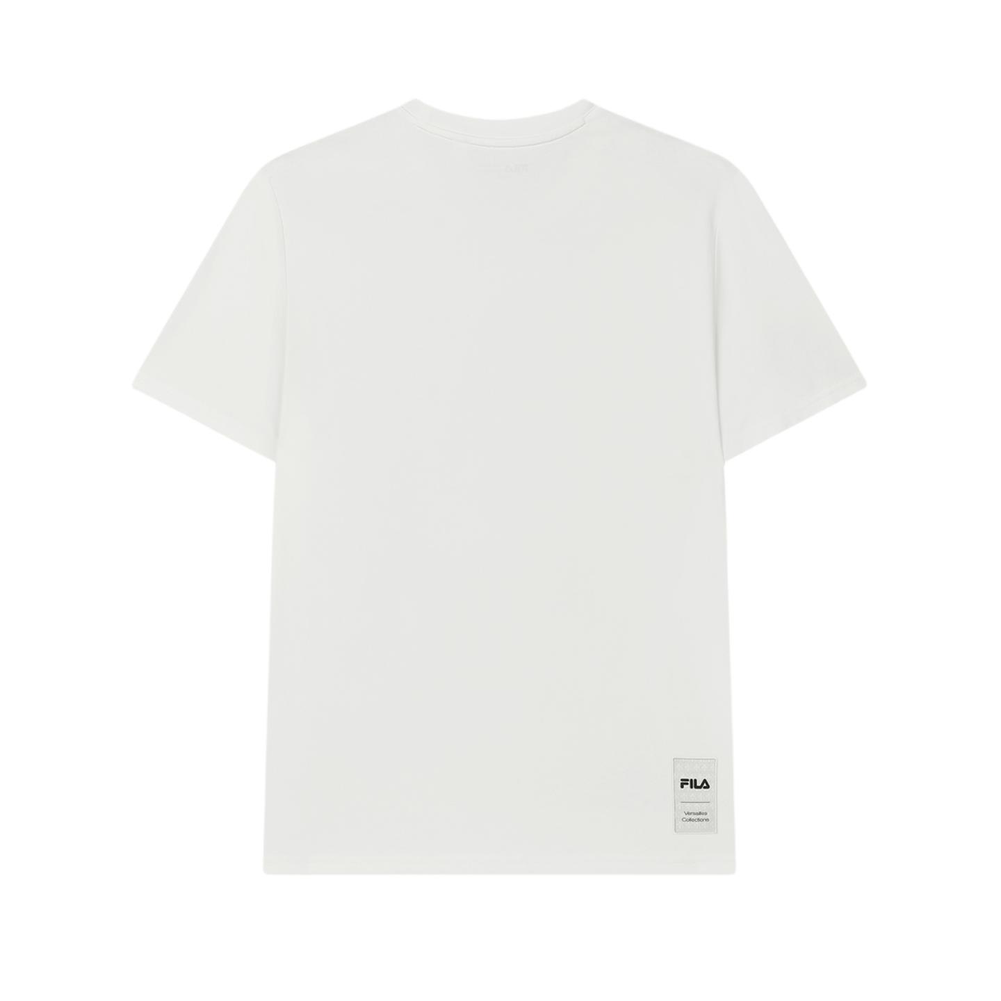 

New FILA SS24 T Shirt Men s Cloud White F11M428106FWT 170/92A/M