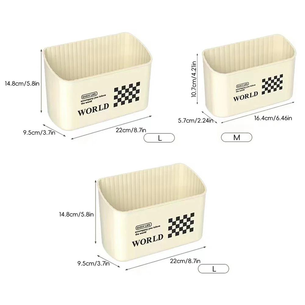 1/3Pcs Magnetic Storage Box Refrigerator Side Wall Mounted Storage Box Kitchen Organizing Shelves and Storage Basket Punch Free