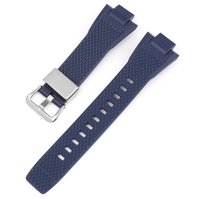 Watch Accessories For Casio G-SHOCK GST-B400 Series Resin Strap Men's Sports Waterproof Rubber Replacement Watchband Bracelet