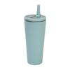 Ring Handle 304 Stainless Steel Thermos Cup Office Folding Straw Cup High Value Random Cup