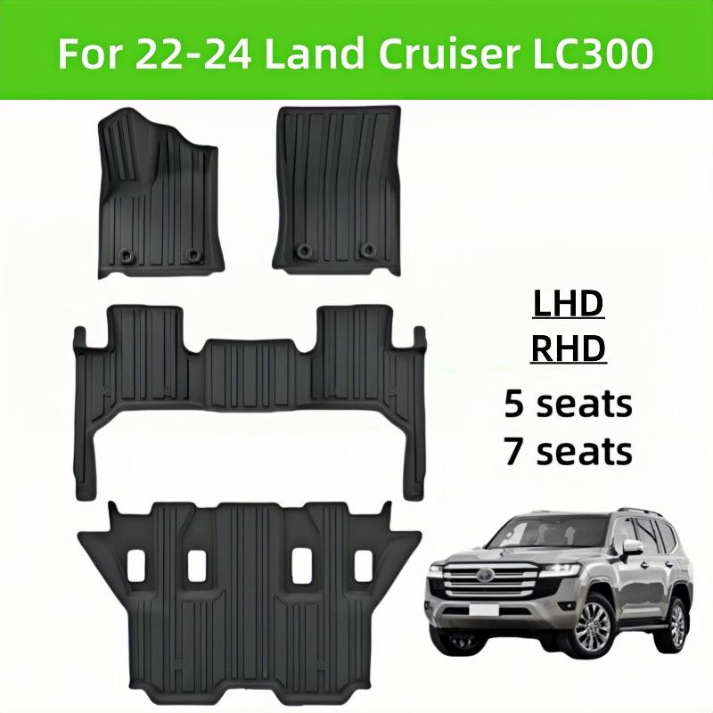 Land Cruiser LC300 2022+ TPE Floor and Trunk Mat