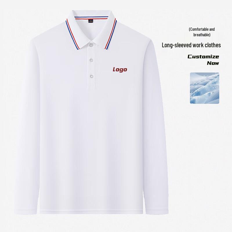 Unisex Fall/Winter Long-Sleeve Polo Shirt